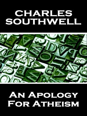 cover image of An Apology for Atheism